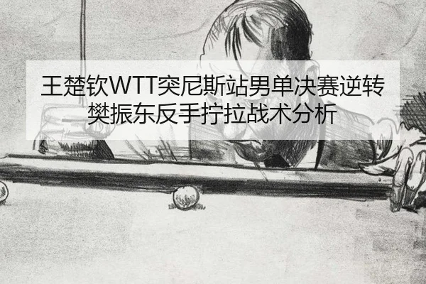 王楚钦WTT突尼斯站男单决赛逆转樊振东反手拧拉战术分析